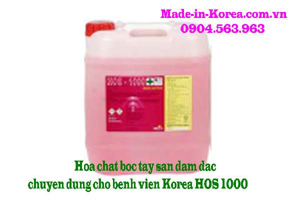 Hóa chất bóc tẩy sàn đậm đặc chuyên dụng cho bệnh viện Korea HOS 1000